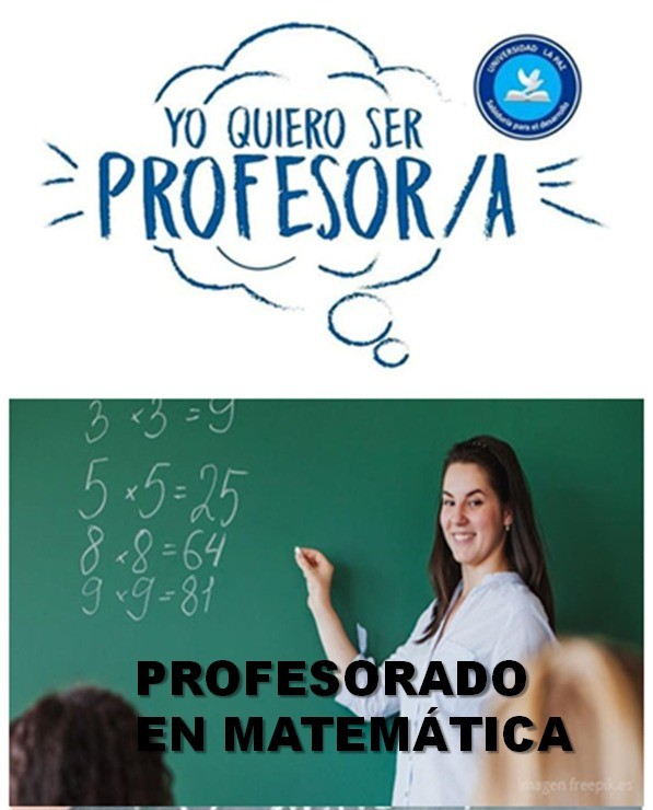 Nueva Carrera: Profesorado en Matemática 